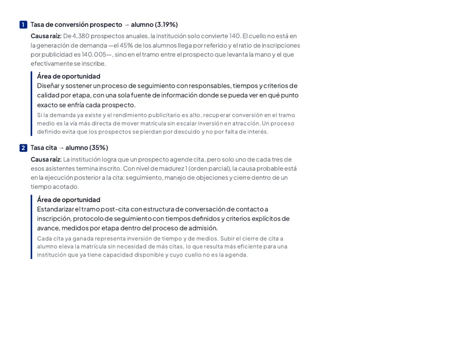 Página 10: análisis detallado escrito